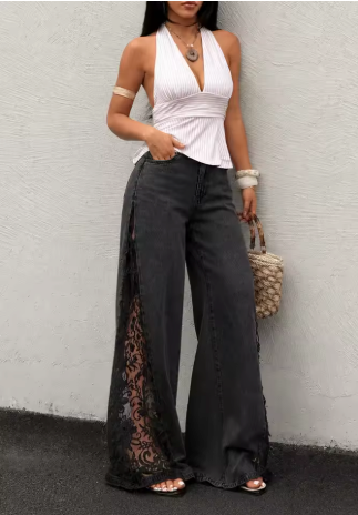 Wide leg silhouette